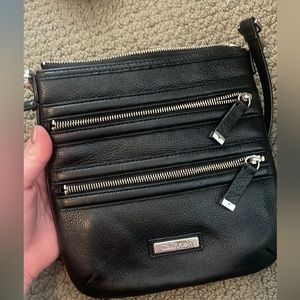 Calvin Klein black cross body bag